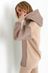Shan Sofia Hooded mesh sweatshirt